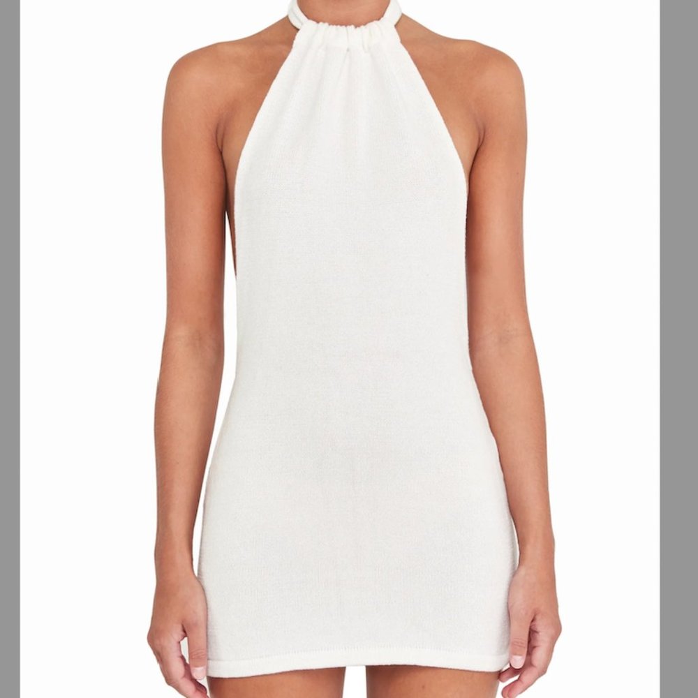 Bamba White Mini Dress